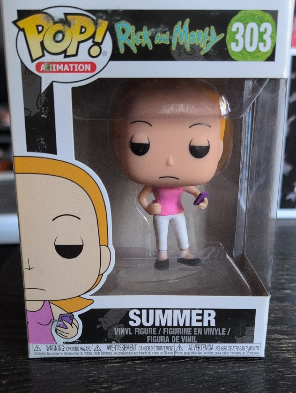 Funko Pop! Animation Summer Vinyl Figure - Pink, White & Black